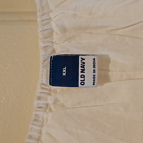 OLD Navy White Gauze tank style tiered sun dress Size XXL - Picture 5 of 6